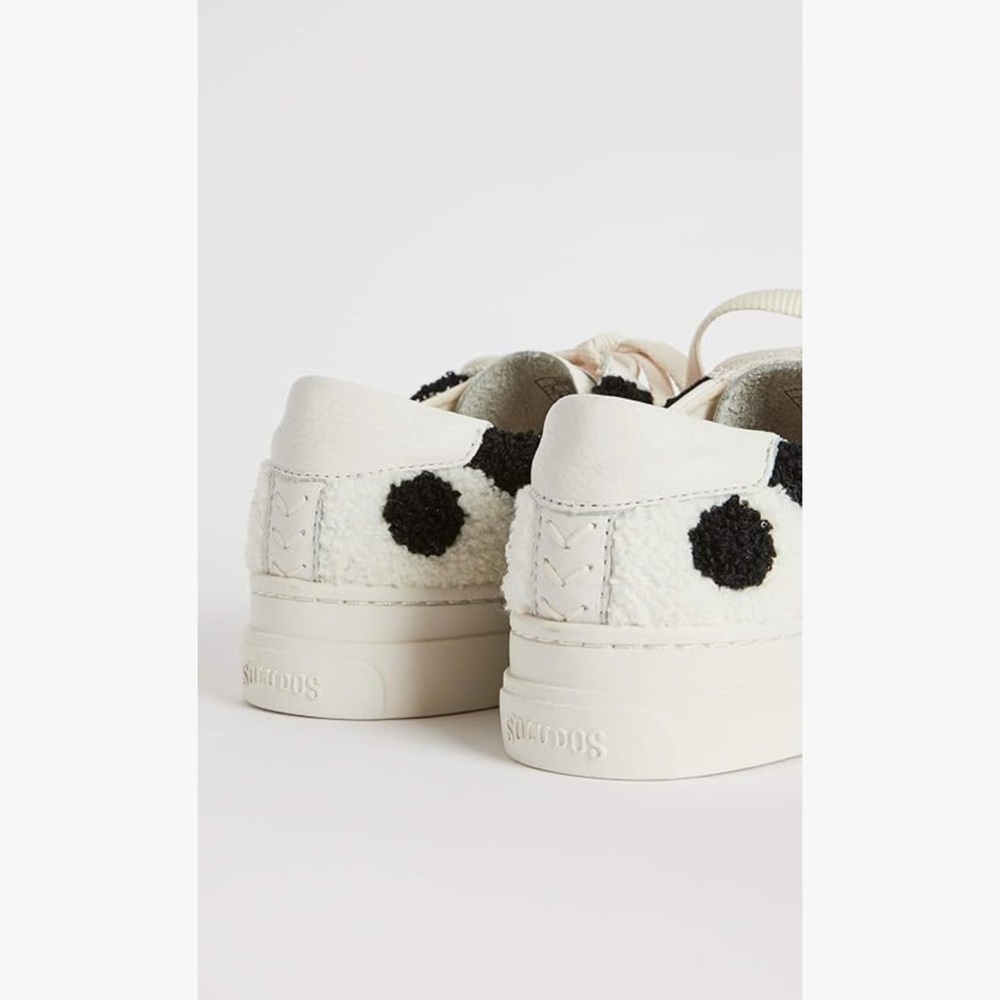 Soludo Yin Yang Terry Platform Sneakers in Black and White - Picture 3 of 8